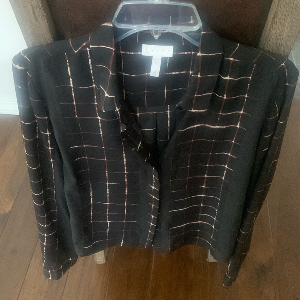 Leith Windowpane Jacket/Blouse